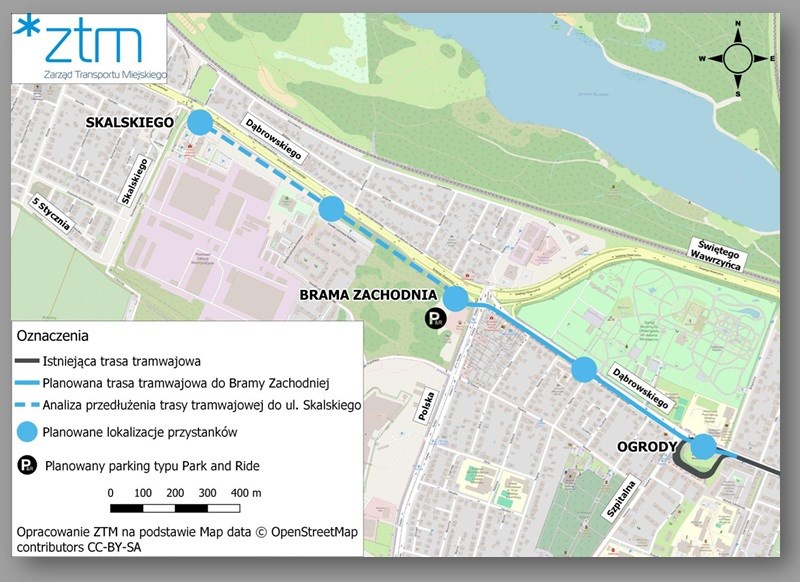 Tramwaj na Polską (Brama Zachodnia)