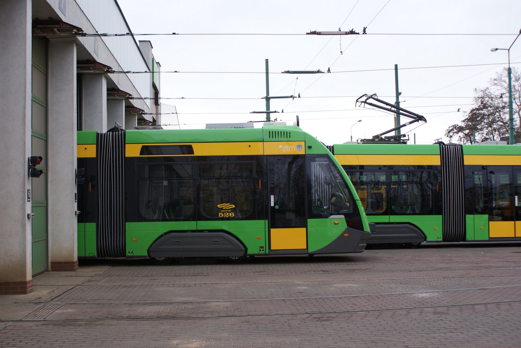 Zdjęcie z zajezdni glogowska