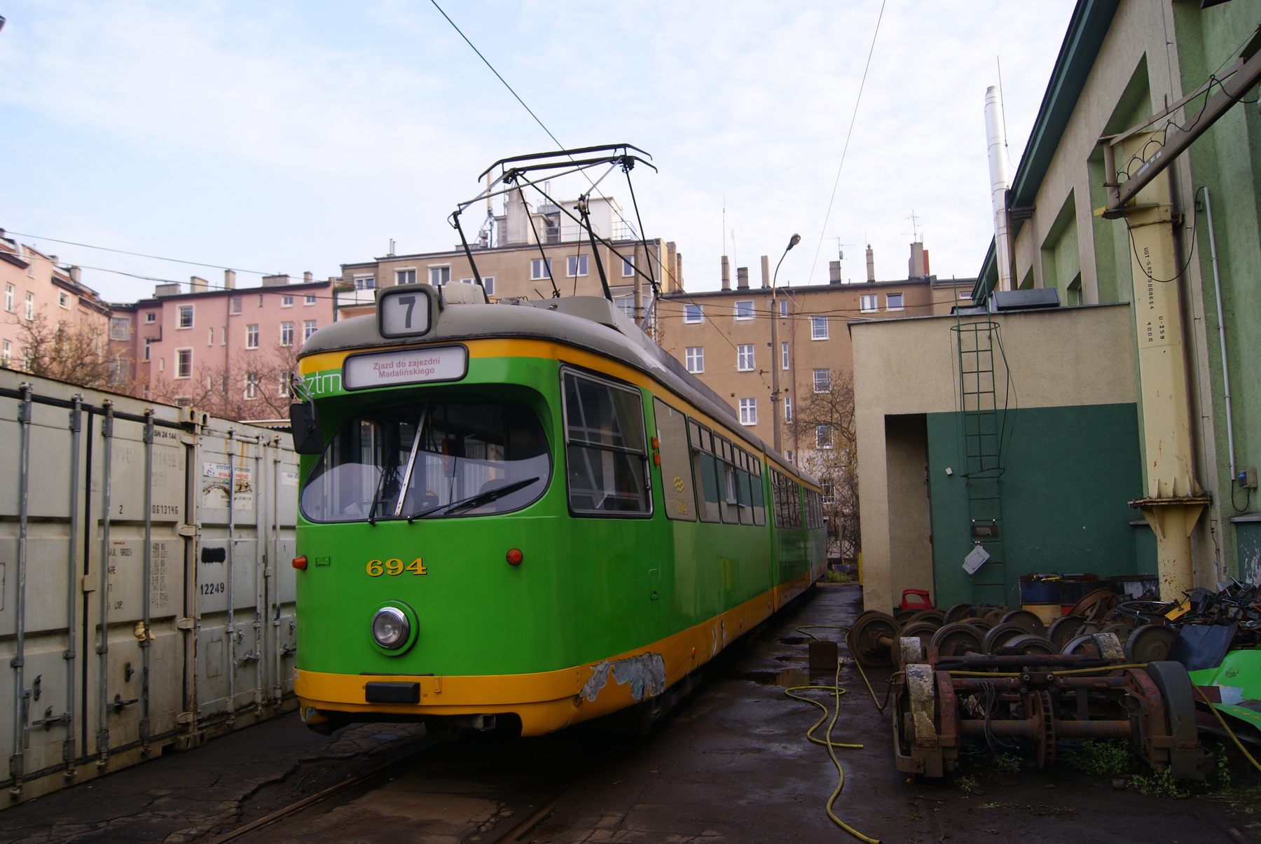 Zdjęcie z zajezdni madalinskiego