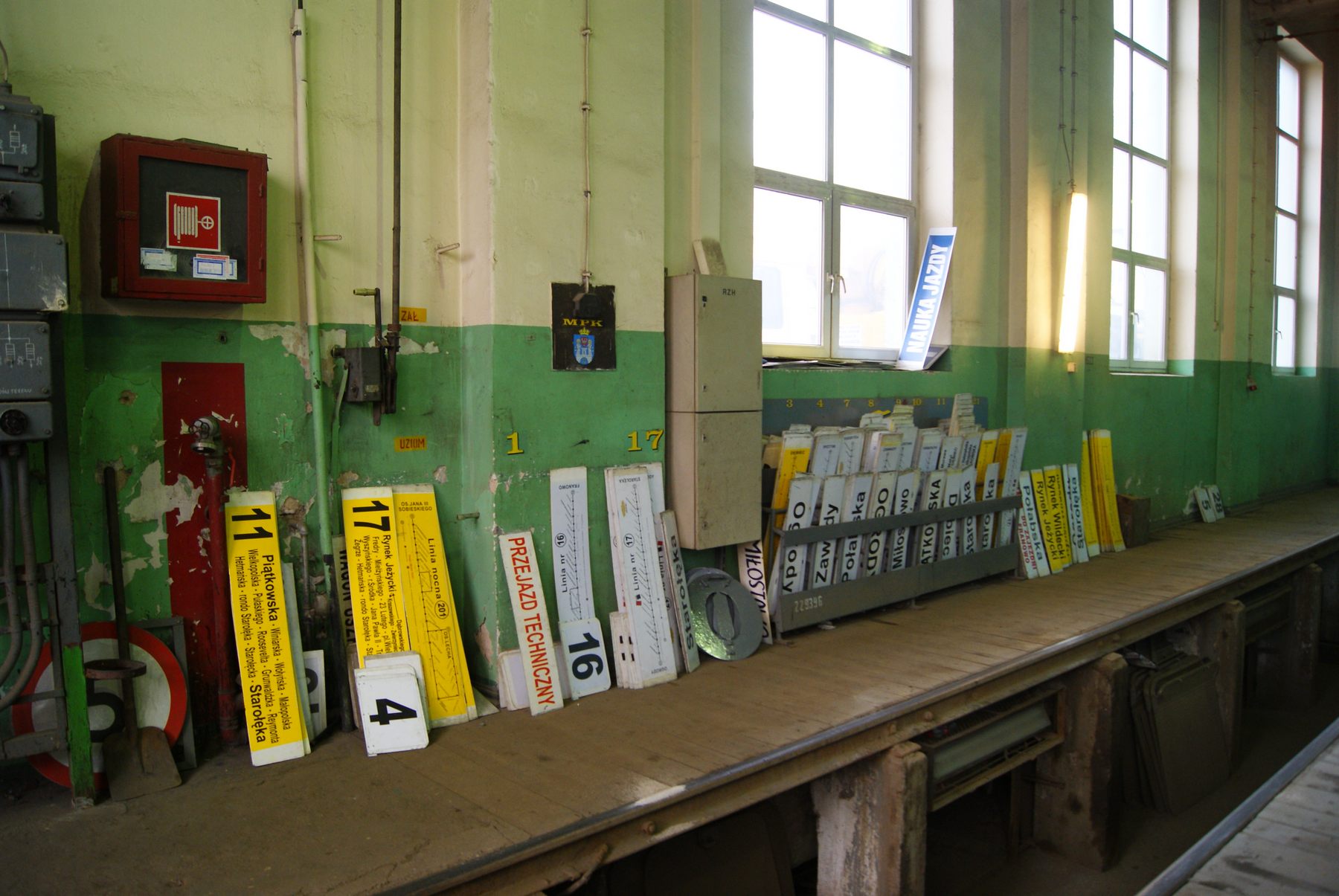 Zdjęcie z zajezdni madalinskiego