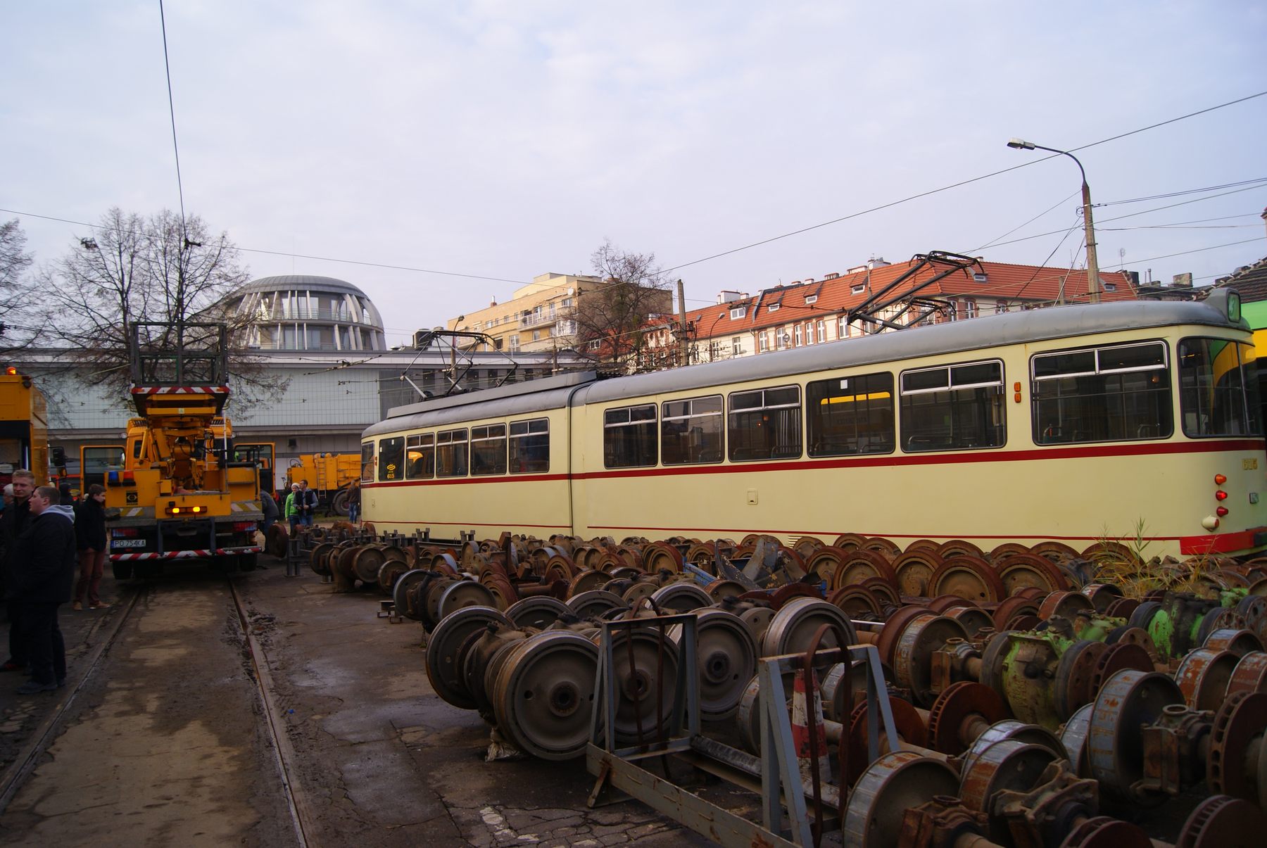 Zdjęcie z zajezdni madalinskiego