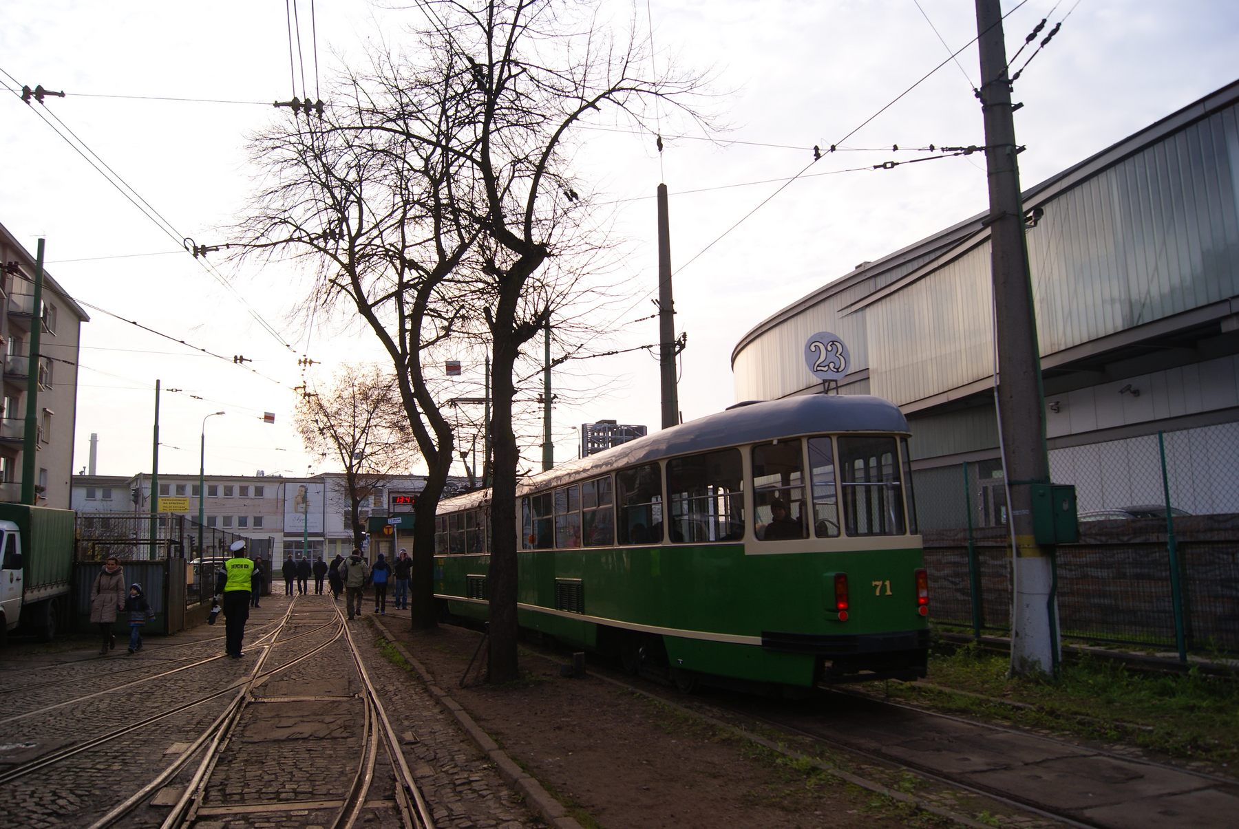 Zdjęcie z zajezdni madalinskiego